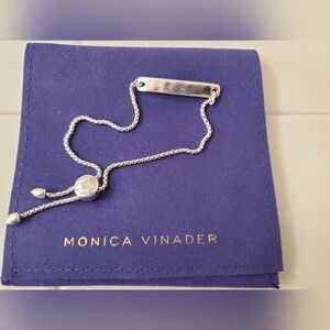 Monica Vinader Havana Friendship Bracelet Silver OS